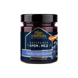 Крем мед с горски боровинки Пчелинъ 250 г