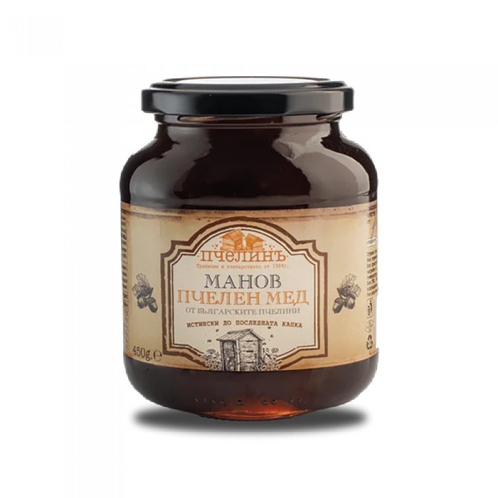 Пчелен мед манов Пчелинъ 450 г
