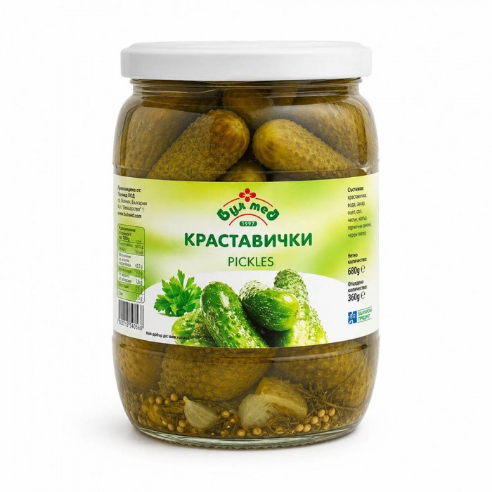 Кисели краставички Булмед 680 г