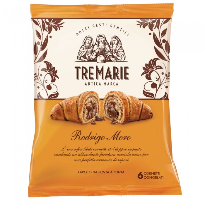 Кроасан КАКАО и ЛЕШНИЦИ Tre Marie 6 бр. х 65 г