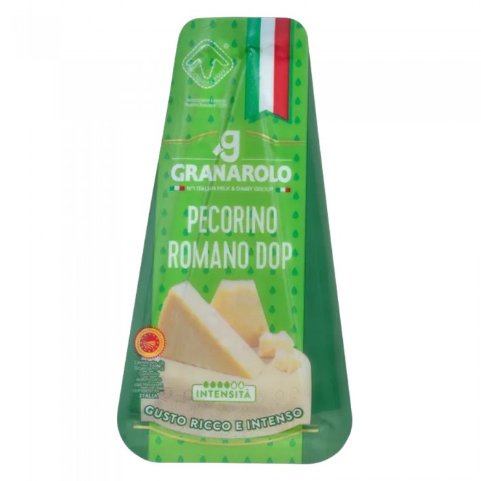 Пекорино Романо DOP Granarolo — италианско овче сирене, парче 150 г