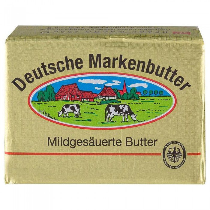 Краве масло Deutsche Markenbutter с две крави 250 г