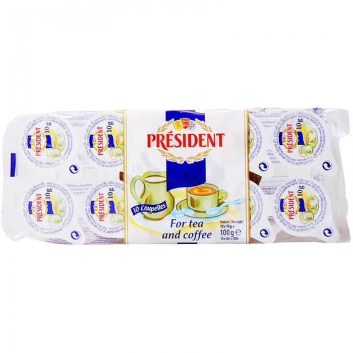 Сметана за кафе President 10 бр. х 9,8 мл