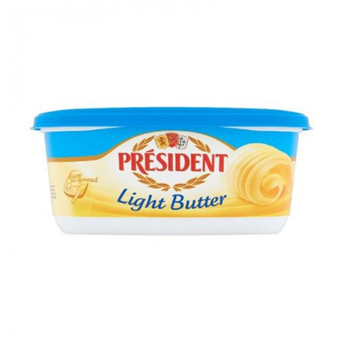 Краве масло President Light — намалено съдържание на мазнини, 250 г