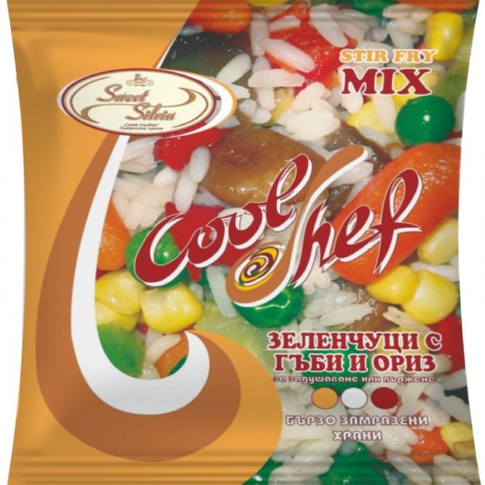 Зеленчуци гъби и ориз Cool Chef 400 г